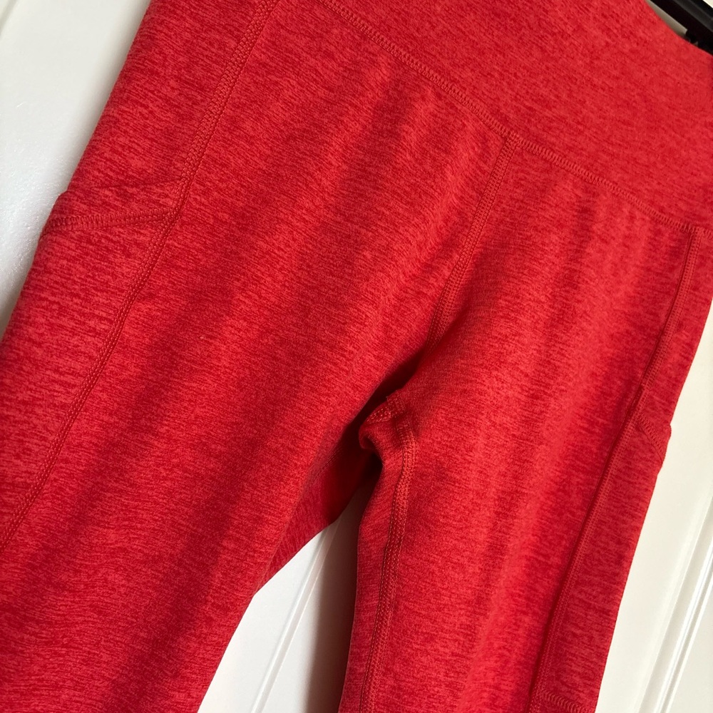 Aerie Red Active Leggings - Comfortable Stretch Bottoms